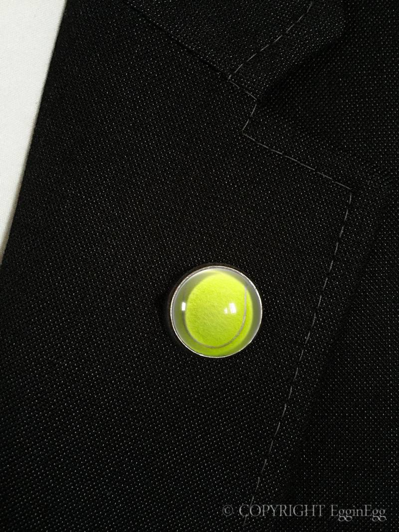 Anstecker Tennisball, 0262Lp von EgginEggMen