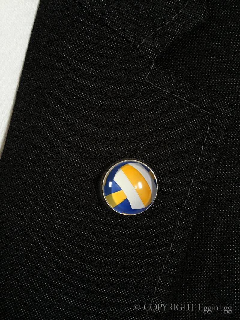 Anstecker Volleyball, 0718Lp von EgginEggMen