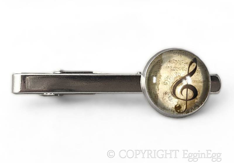Krawattenklamer Violinschlüssel, 0498Tc von EgginEggMen