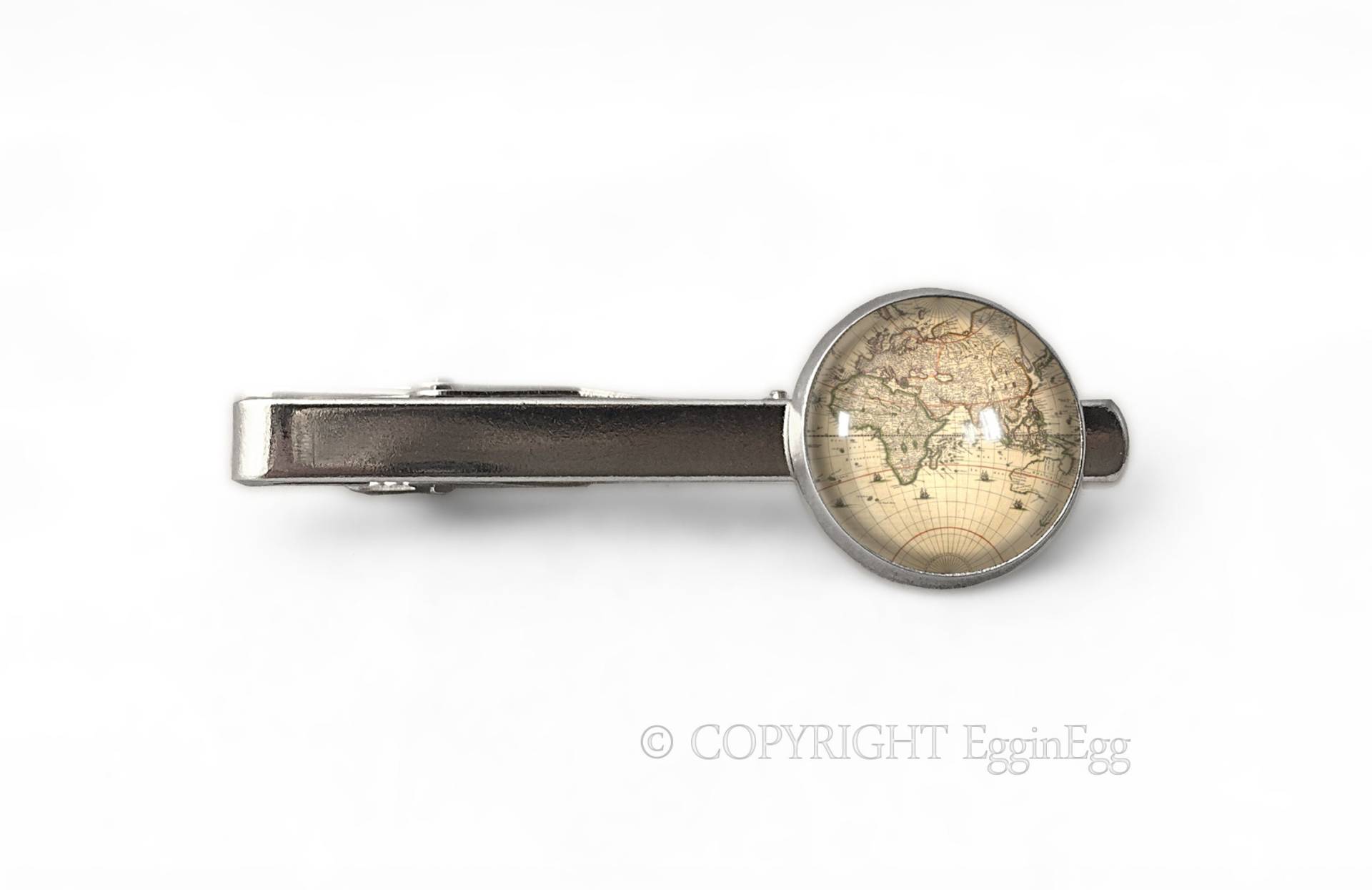 Krawattenklamer Weltkarte, 0196Tc von EgginEggMen