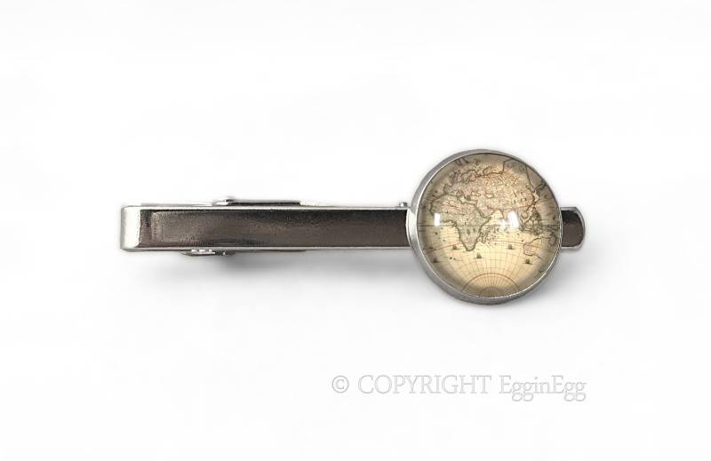 Krawattenklamer Weltkarte, 0196Tc von EgginEggMen