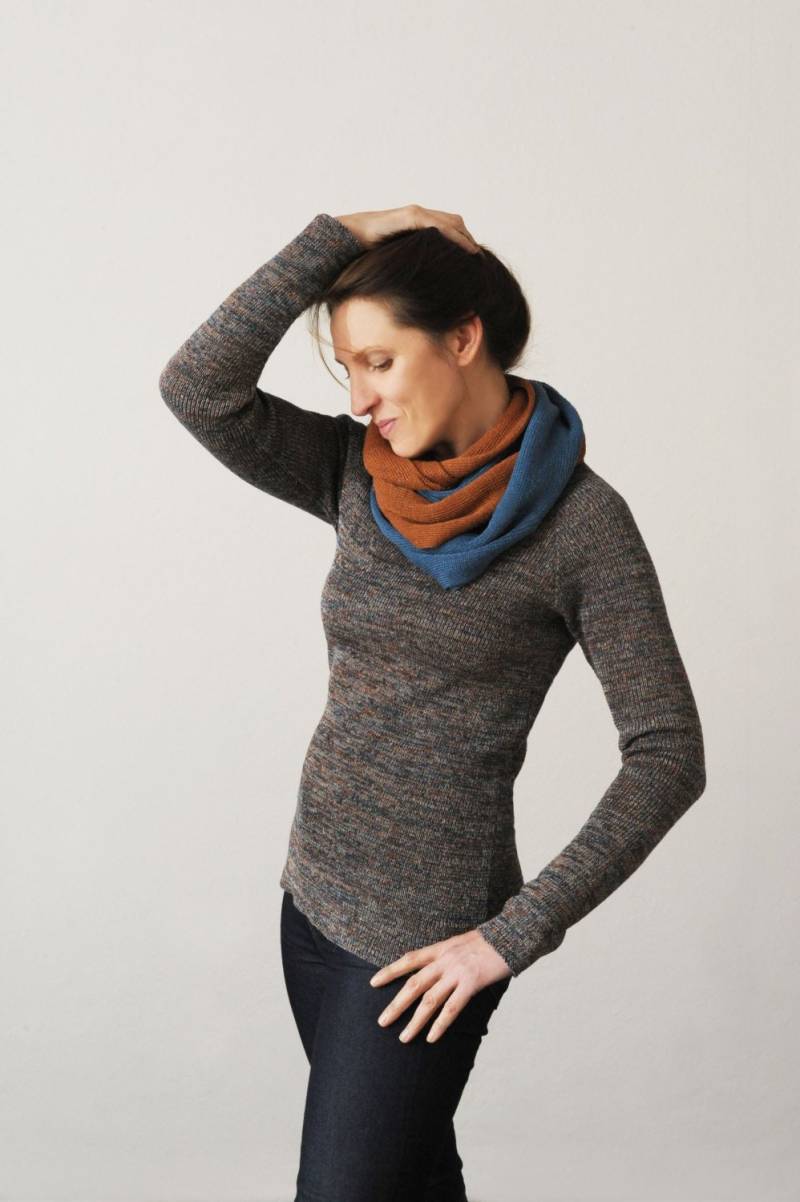 Bio Leinen Pullover Für Damen Mit Raglan Ärmeln Natürlicher Flachs Top Kleidung Strick Öko Herbst Winter Frühling von Eglesna