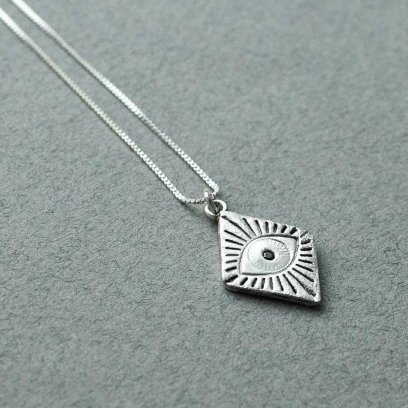 Allsehendes Auge Halskette, Der Vorsehung Drittes Anhänger, Spiritueller Schmuck von EgoElements