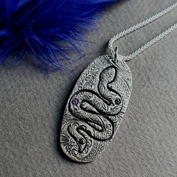 Schlange Anhänger Halskette, Alchemist Amulett, Göttin Hekate Schmuck Geschenk Schlange Anhänger Halskette, Alchemist Amulett, Göttin Hekate Schmuck Geschenk von EgoElements