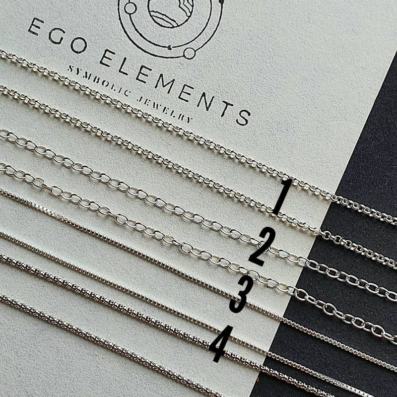 sterling Silber Kette, Massiv Zusätzliche Ketten Für Egoelements Schmuck sterling Silber Kette, Massiv Zusätzliche Ketten Für Egoelements Schmuck von EgoElements