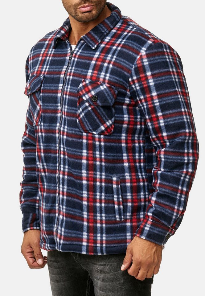 Egomaxx Blouson Fleece Holzfäller Kariert Gefüttert JOEY von Egomaxx