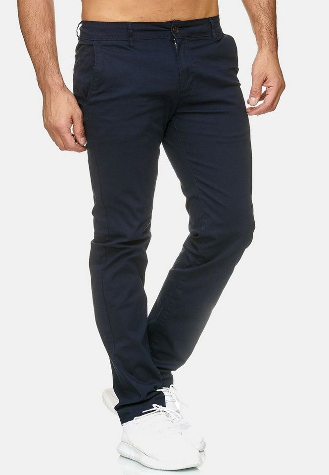 Egomaxx Chinohose Stretch Basic Denim Design Fredy & Roy (1-tlg) CLIFF von Egomaxx