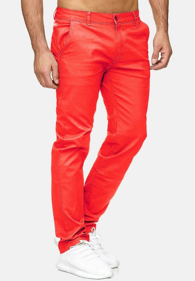 Egomaxx Chinohose Stretch Basic Denim Design Fredy & Roy (1-tlg) CLIFF von Egomaxx