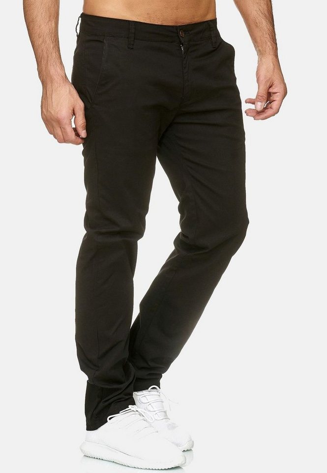 Egomaxx Chinohose Stretch Basic Denim Design Fredy & Roy (1-tlg) CLIFF von Egomaxx