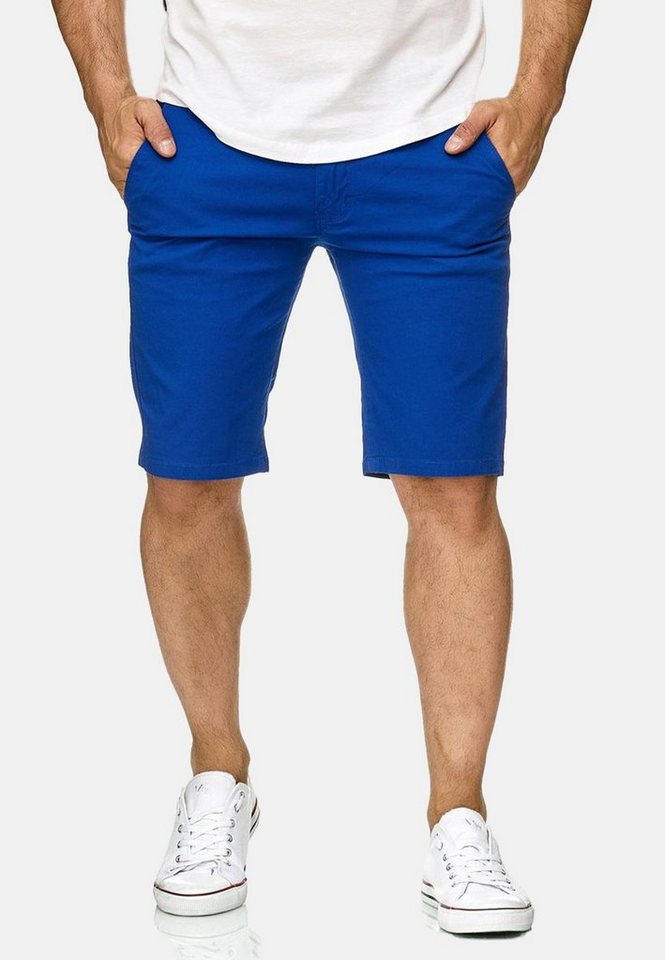 Egomaxx Chinoshorts Chino Capri Shorts Kurze Bermuda Sommer Hose Fredy & Roy (1-tlg) 2300 in Blau von Egomaxx