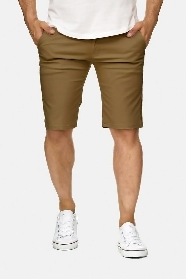 Egomaxx Chinoshorts Chino Capri Shorts Kurze Bermuda Sommer Hose Fredy & Roy (1-tlg) 2300 in Dunkelbraun von Egomaxx