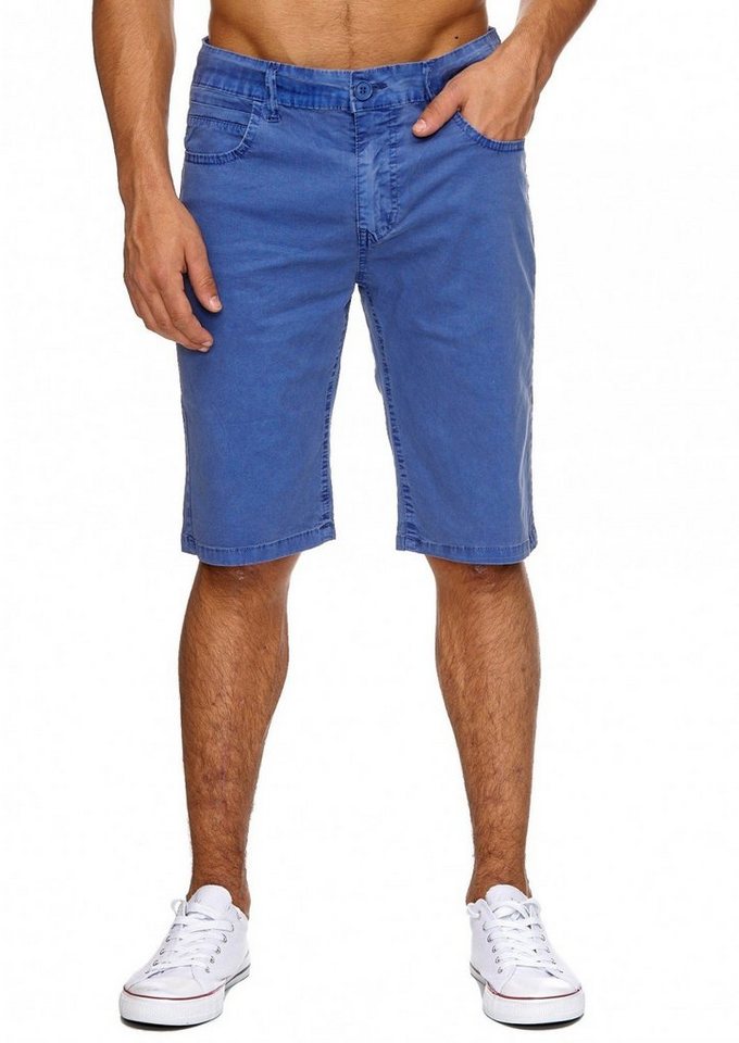 Egomaxx Chinoshorts Bermuda Shorts Sportliche 3/4 Capri Hose Sommer (1-tlg) 1901 in Blau von Egomaxx