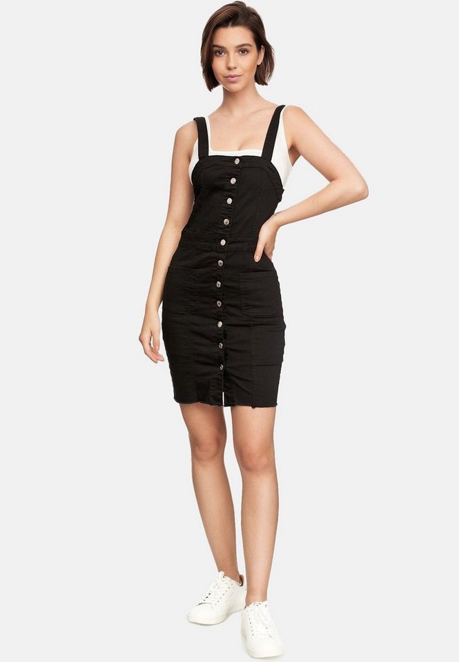 Egomaxx Overall Denim Jeans Latz Cocktail Mini (1-tlg) ED-GELA von Egomaxx