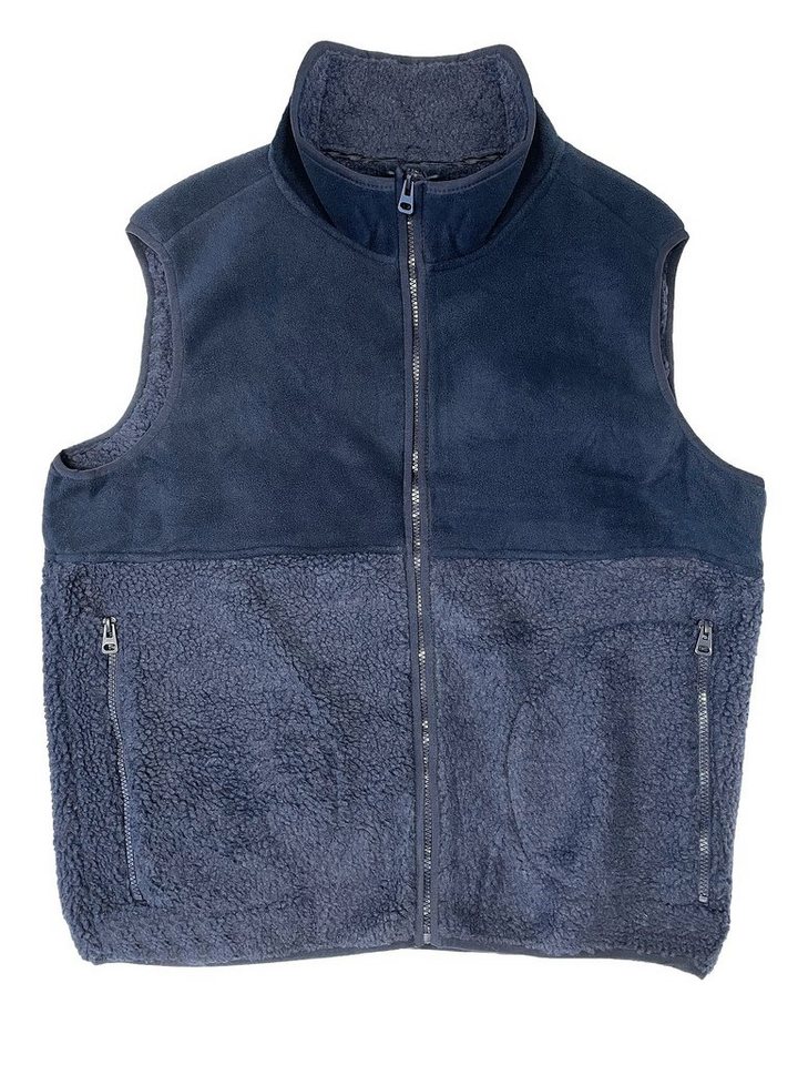 Egomaxx Funktionsweste Fleece Kunstfell Warme Ärmellos ohne Kapuze LANGZI VEST - 6764 von Egomaxx