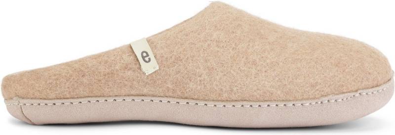 Egos Unisex Filzpantoffel mit Ledersohle Pantoffel Hausschuh von Egos