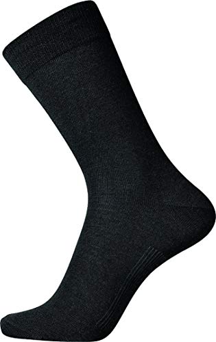 Egtved Wool Socks Ventilated Sole 5er Pack black 45-48 von Egtved
