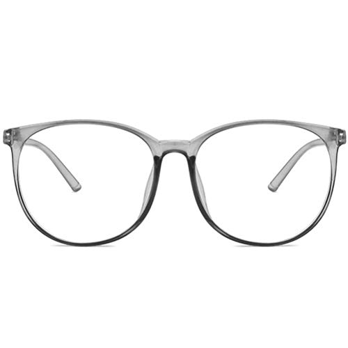Unisex-Brille mit Blaulichtblockierung, Computer-Mode, Lindert Müdigkeit, Kurzsichtige Brille Zum Lesen Im Büro (Grau) von Egujiwa