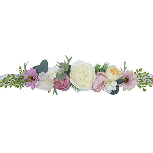Egurs Rustikaler Stil Braut Gürtel Schärpe Blume Schärpe mit Strass von Egurs
