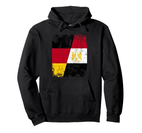 ÄGYPTEN DEUTSCHLAND Flagge | Damen Herren Kinder | Ägypten Pullover Hoodie von Egypt Family Shop