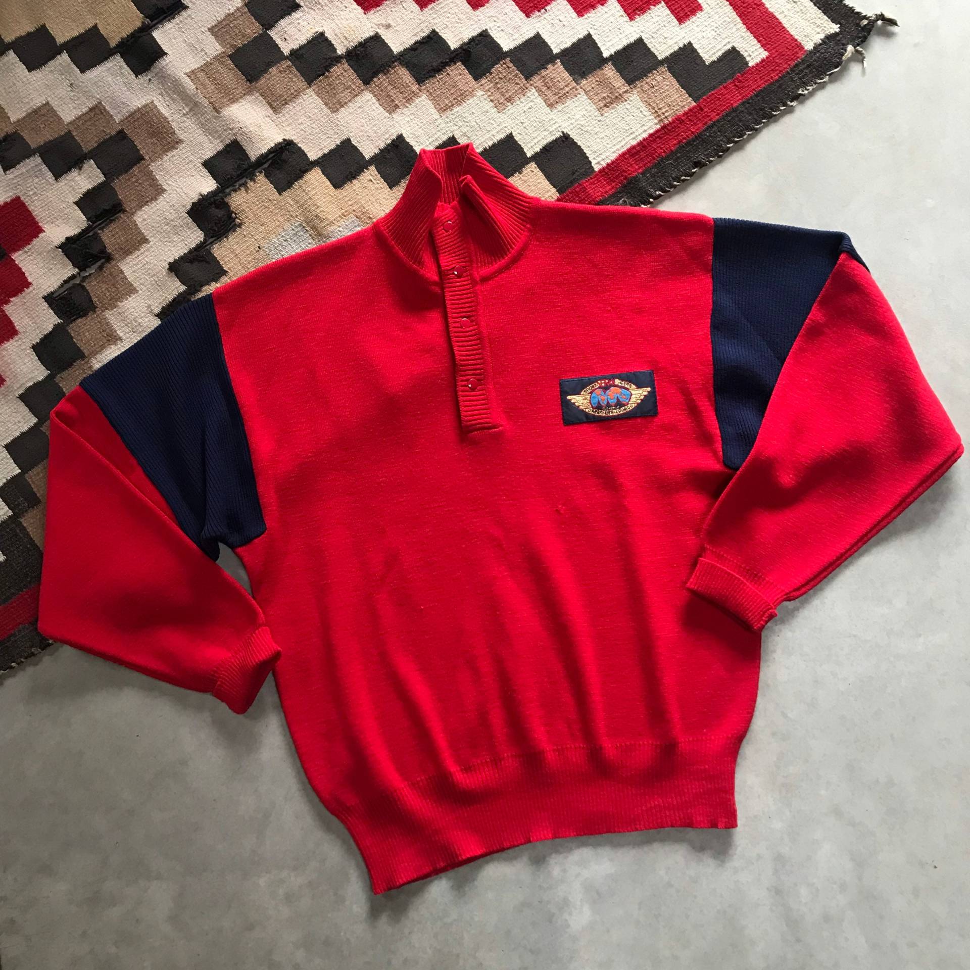 Vintage 1980Er Serac Winter Ski Racing Pullover Oberbekleidung Schnee Herren Medium Vintage 1980Er Serac Winter Ski Racing Pullover Oberbekleidung Schnee Herren Medium von EhlisCo