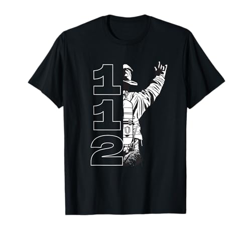 Feuerwehr Retten, Löschen, Bergen, Schützen 112 Herren Mann T-Shirt Feuerwehr Retten, Löschen, Bergen, Schützen 112 Herren Mann T-Shirt von Ehrenamt Freiwillige Feuerwehr Männer Geschenk