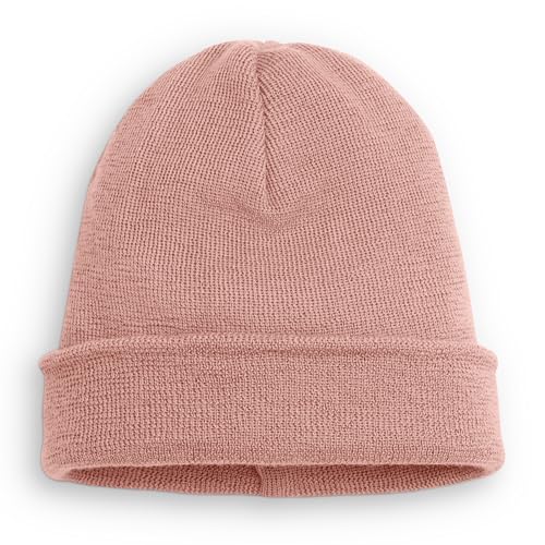 Ehrenkind® Strickmütze für Kinder | aus feinster Merino Schurwolle | Rose | Made in Germany | Unisex | Mütze Kinder | Mütze Jungen und Mädchen | Beanie | Ideal im Herbst und Winter von Ehrenkind