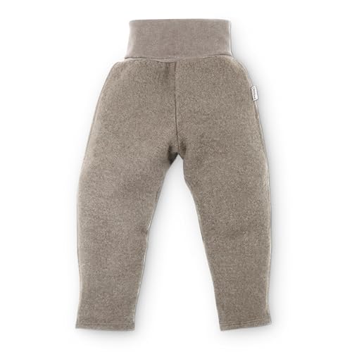 Ehrenkind® Walkhose aus Bio-Wolle & Bio-Baumwolle mit Bund | Baby Hose | Wollwalk Hose | Standard 100 by Oeko-TEX | Beige 86/92 von Ehrenkind
