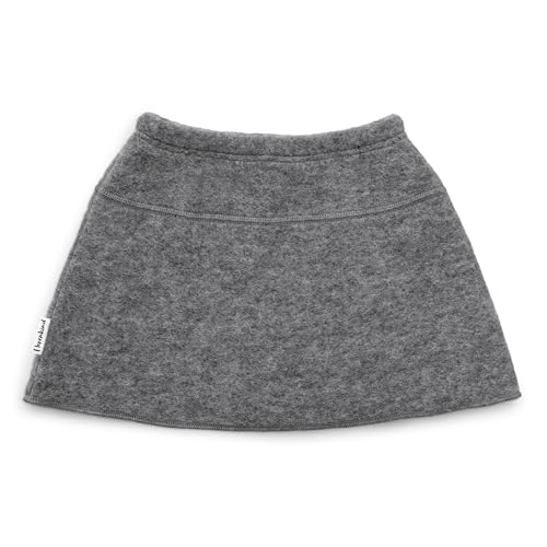 Ehrenkind® Walkrock Kinder | Wollrock Winter Mädchen | Warmer Bio-Wollrock aus Oeko-TEX®-zertifizierten Materialien | Farbe Grau | Größe 98/104 von Ehrenkind