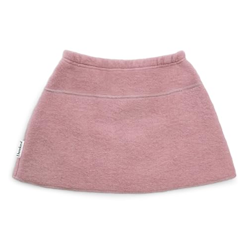 Ehrenkind® Walkrock Kinder | Wollrock Winter Mädchen | Warmer Bio-Wollrock aus Oeko-TEX®-zertifizierten Materialien | Farbe Rosé | Größe 110/116 von Ehrenkind
