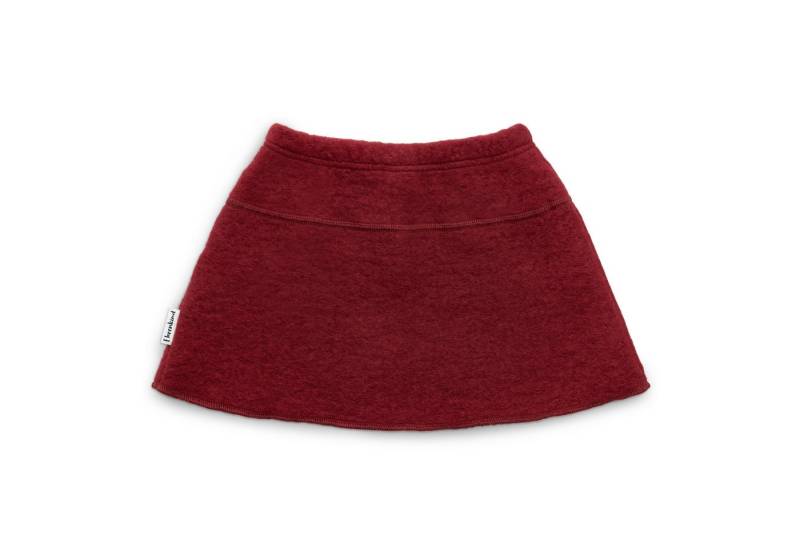 Ehrenkind A-Linien-Rock Walkrock für Kinder aus Bio-Schurwolle & Bio-Baumwolle (Rot, atmungsaktiv und temperaturausgleichend) Mulesing-free, Made in Europe von Ehrenkind