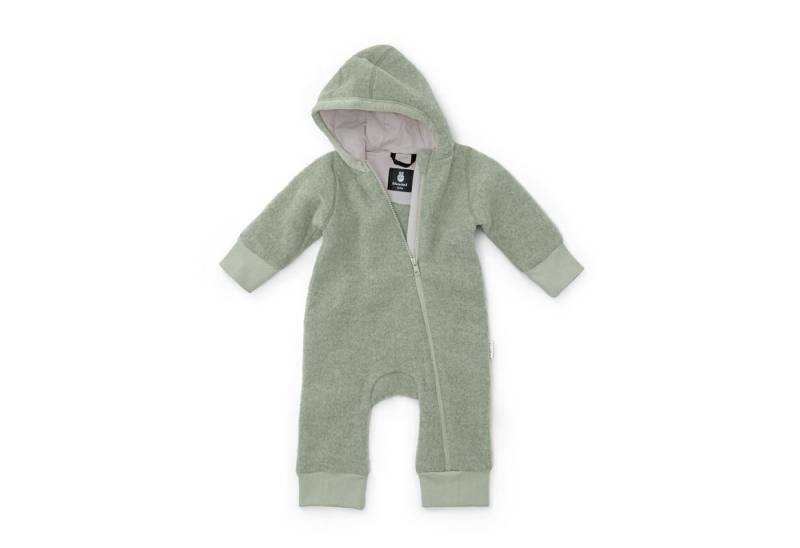 Ehrenkind Fleeceoverall mit Kapuze, Wollfleece aus feinster Merinowolle (100% Bio-Merinowolle, Atmungsaktiv & temperaturausgleichend) Wollfleece-Overall von Ehrenkind