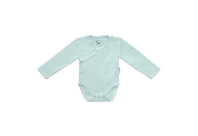 Ehrenkind Langarmwickelbody aus Merinowolle in Schlupfform (Ganzjährig tragbar, temperaturregulierend, weich, pflegeleicht, atmungsaktiv) Nickelfreie Druckknöpfe, Mulesingfrei von Ehrenkind