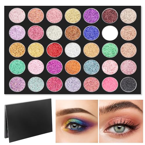 35 Farben Lidschatten Palette, Eyeshadow Palette, Glitzer Lidschatten, Eyeshadow Palette Bunt Für Urlaubs und Alltags Make Up 35 Farben Lidschatten Palette, Eyeshadow Palette, Glitzer Lidschatten, Eyeshadow Palette Bunt Für Urlaubs und Alltags Make Up von Ehuihuan