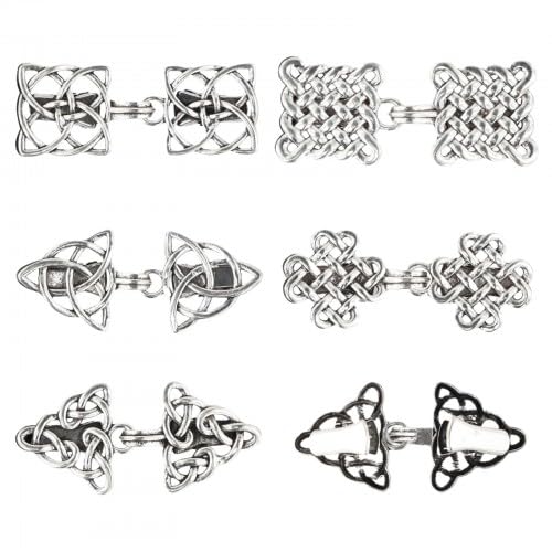 Broschen FüR Kleidung 5 StüCk Retro Cardigan Clip Metall Brosche Ausschnitt Verkleinern Damen Ausschnitt Verkleinern Clip Clip FüR Kleider Jacke von Ehuihuan