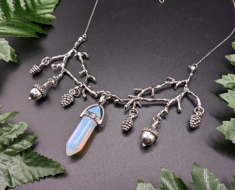 Astkette Vollmondnacht || Hexe Hexerei Witch Witchy Wicca Wiccan Wiccanjewelry Pagan Pagangoth Gothic Goth Strega Schamane Larp Mittelalter von EichenhainHexe