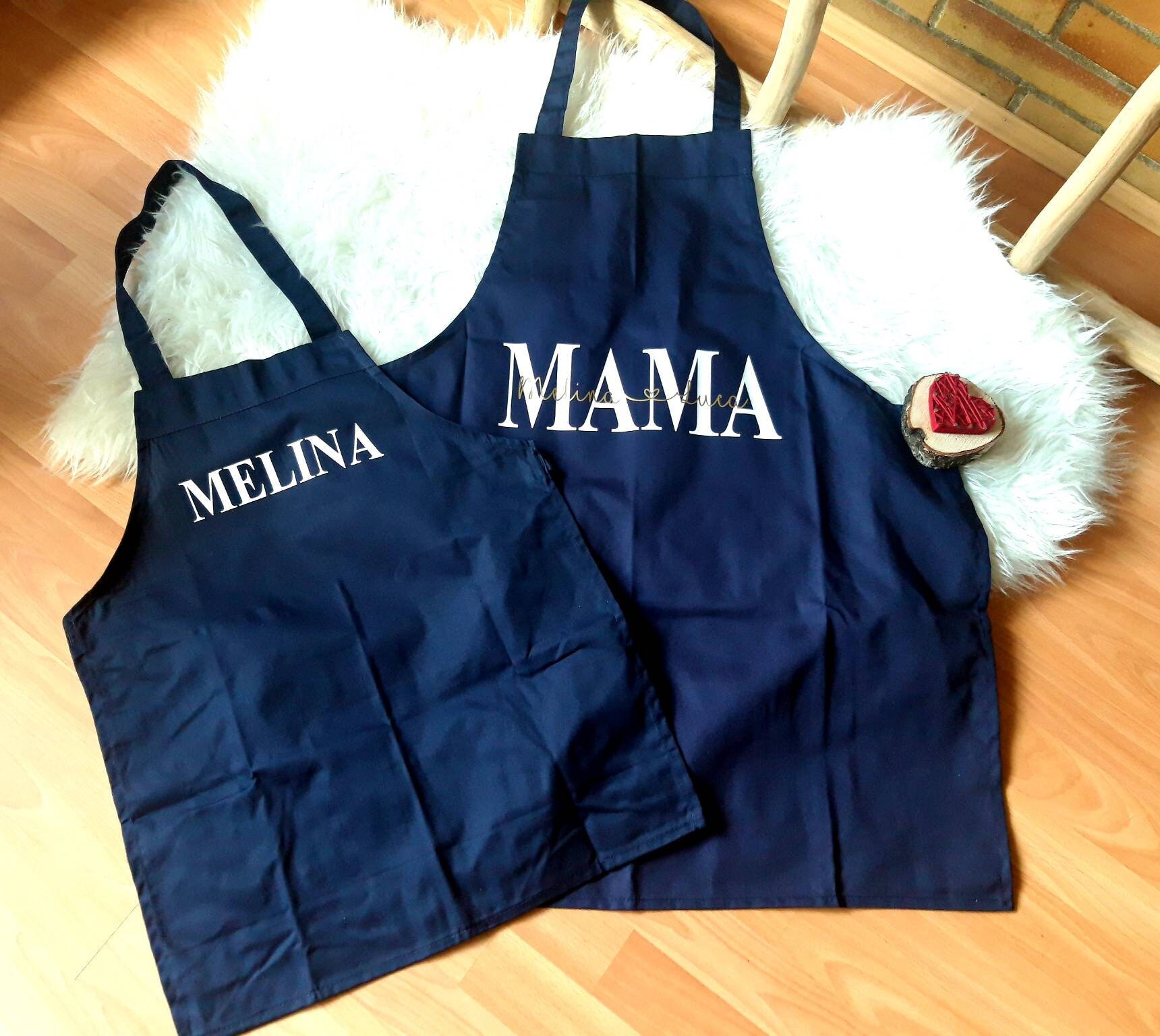 Schürzen Im 2Er Set I Mama Und Kind Papa | Großeltern Enkel, Personalisiert von EichertDesigns