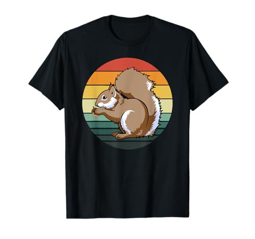 Eichhörnchen Tshirt Damen Herren Geschenk Streifenhörnchen T-Shirt von Eichhörnchen & Backenhörnchen Geschenke