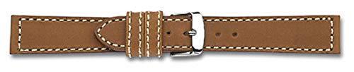 Eichmüller 20mm Leder Armband Braun Edelstahl Dornschließe inklusive Federstege von Eichmüller