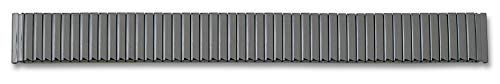 Eichmüller Flexibler Kordelzug, Edelstahl, poliert/matt/PVD-Beschichtung, Schwarz - Glänzend, 18mm, Armband von Eichmüller