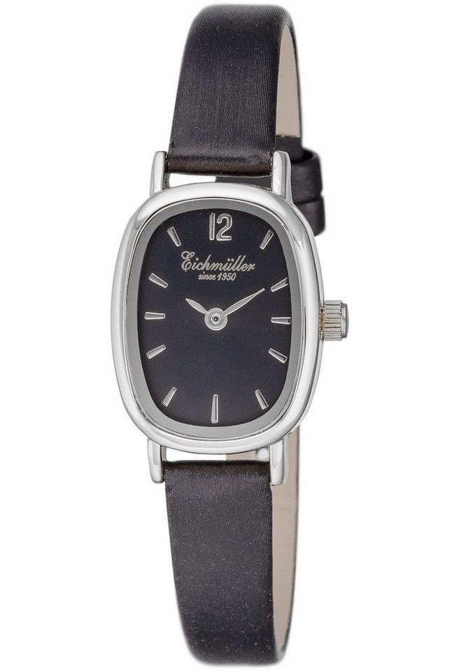 Eichmüller Quarzuhr Klassische Damenuhr RE1086 Schwarz 20x26 mm von Eichmüller