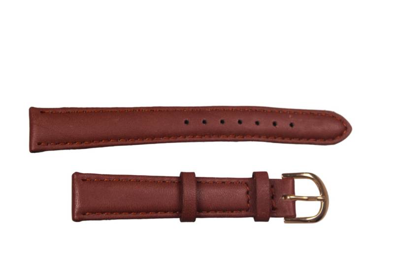 Eichmüller Uhrenring Uhrenband Braun 14 mm, (2-tlg), Echt Leder von Eichmüller