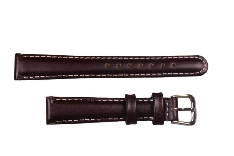 Eichmüller Uhrenring Uhrenband Dunkelbraun 14 mm, (2-tlg), Echt Leder von Eichmüller