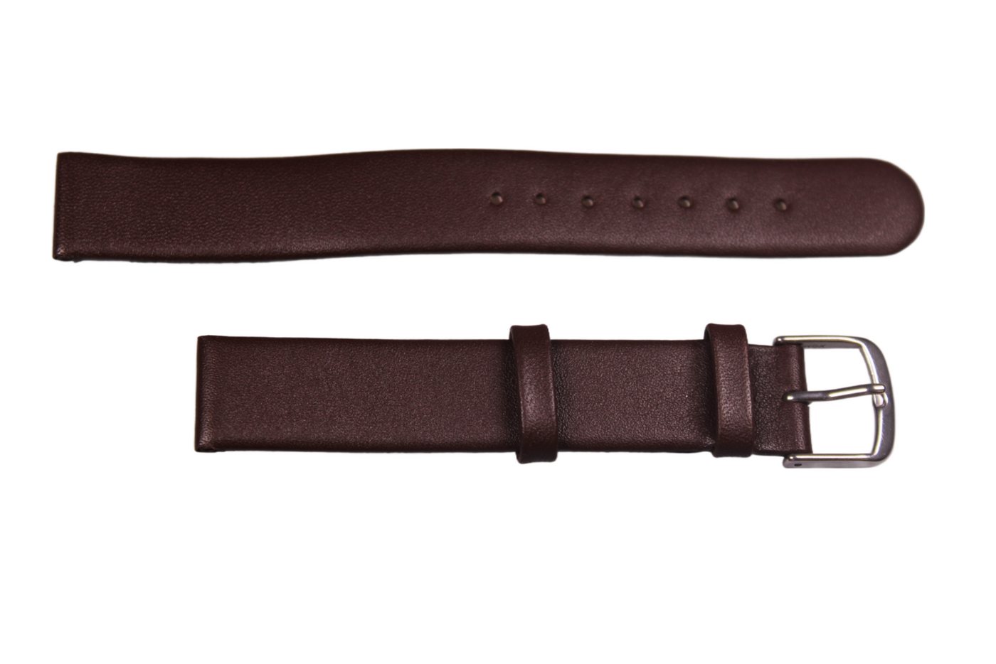 Eichmüller Uhrenring Uhrenband Dunkelbraun 16 mm, (2-tlg), Echt Leder von Eichmüller