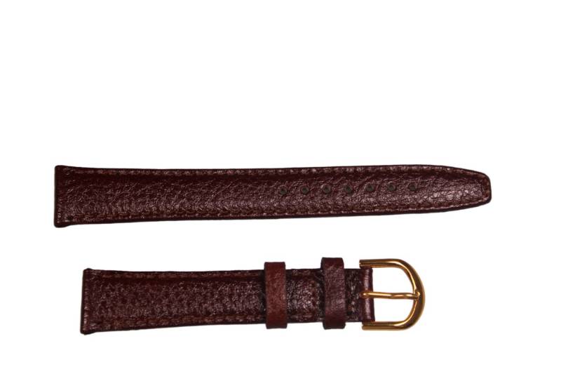 Eichmüller Uhrenring Uhrenband Dunkelbraun 16 mm, (2-tlg), Echt Leder von Eichmüller