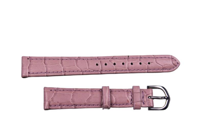 Eichmüller Uhrenring Uhrenband Lila 14 mm, (2-tlg), Echt Leder von Eichmüller