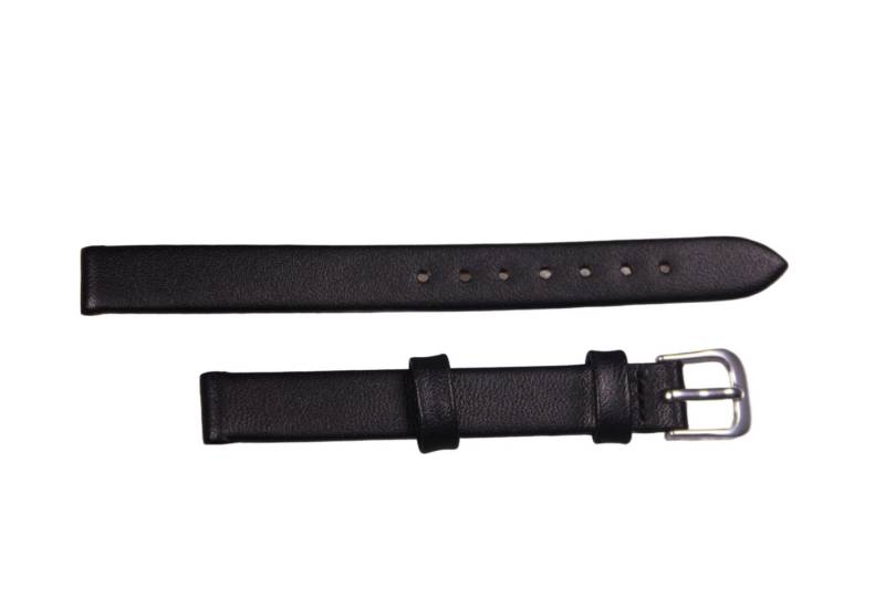 Eichmüller Uhrenring Uhrenband Schwarz 10 mm, (2-tlg), Echt Leder von Eichmüller