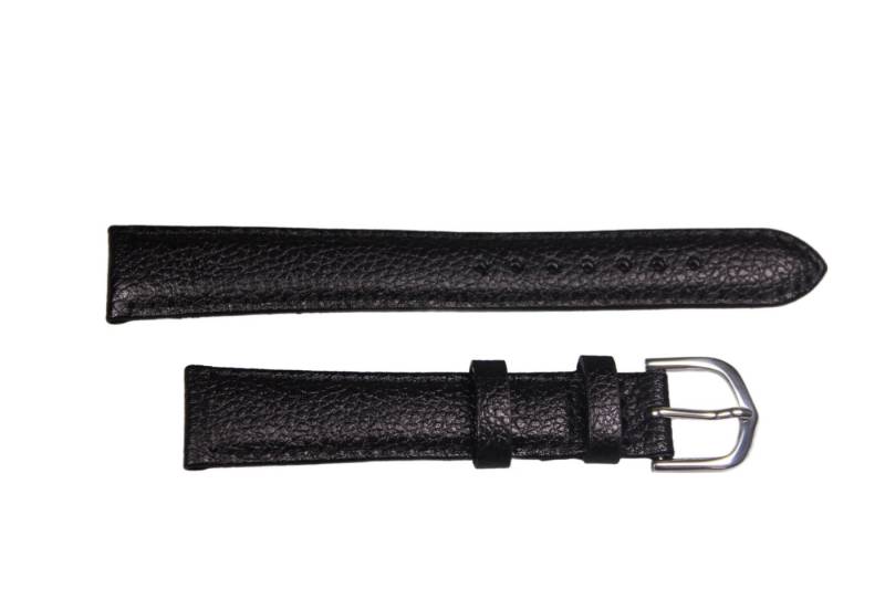 Eichmüller Uhrenring Uhrenband Schwarz 16 mm, (2-tlg), Echt Leder von Eichmüller