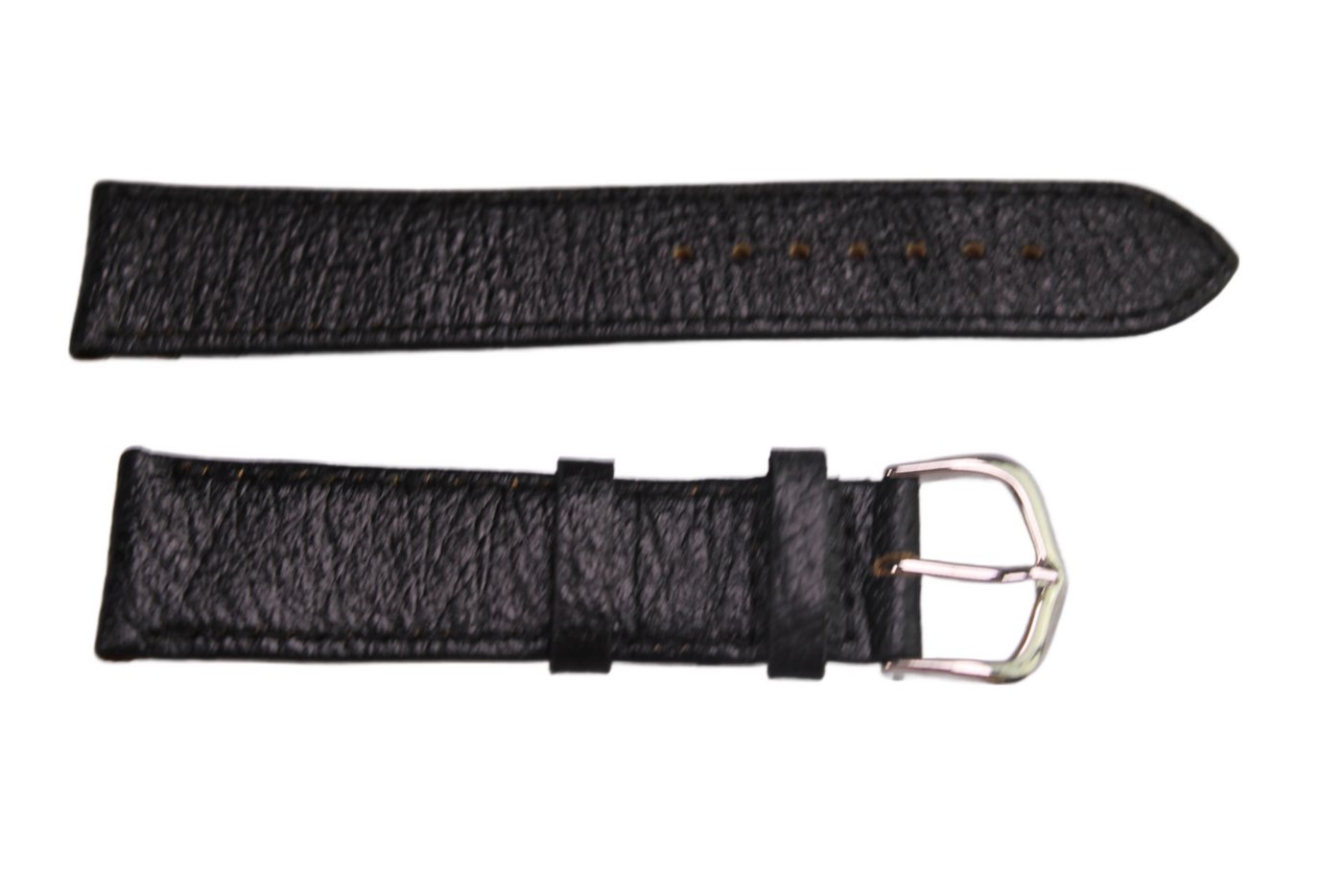 Eichmüller Uhrenring Uhrenband Schwarz 20 mm, (2-tlg), Echt Leder von Eichmüller