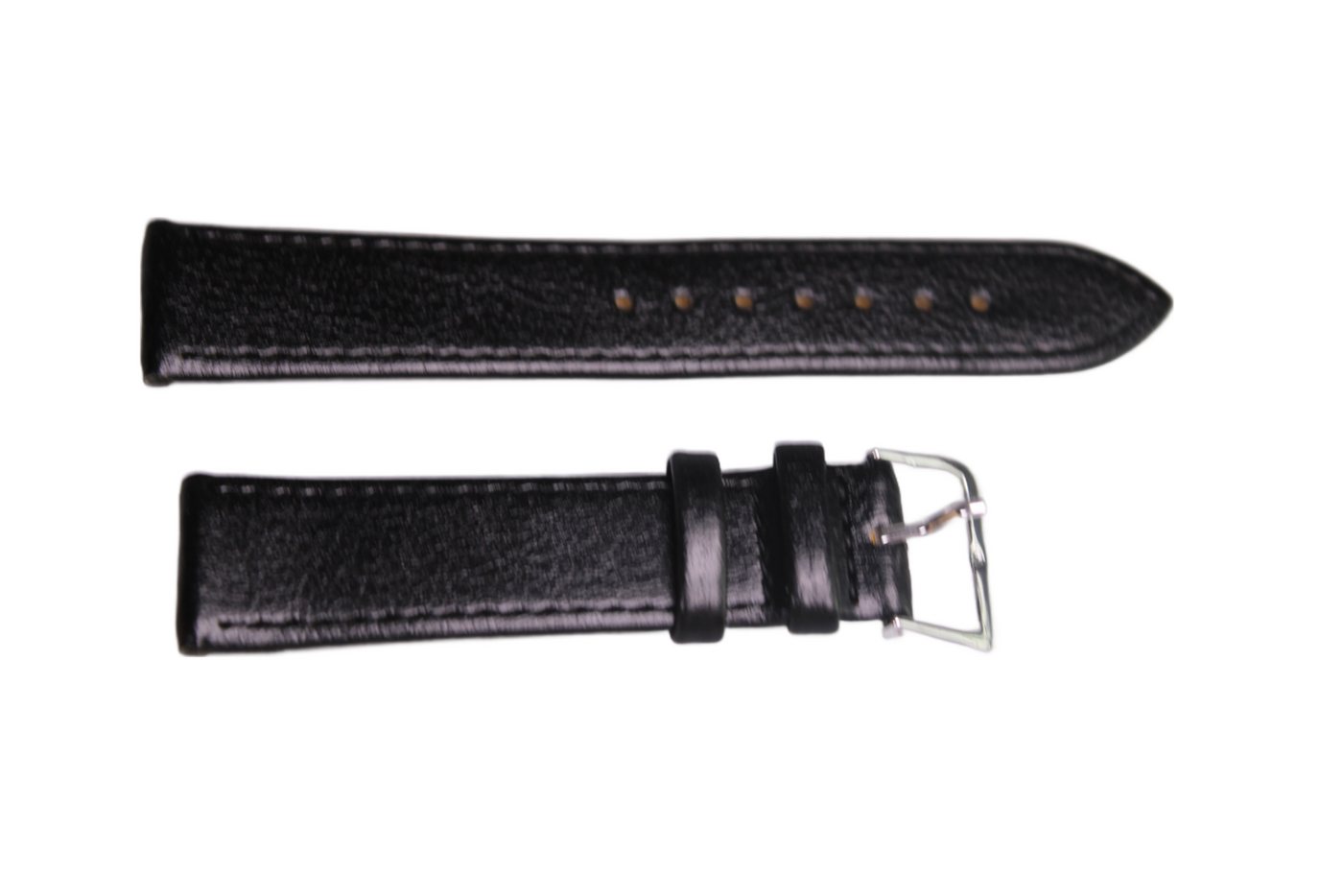 Eichmüller Uhrenring Uhrenband Schwarz 20 mm, (2-tlg), Echt Leder von Eichmüller