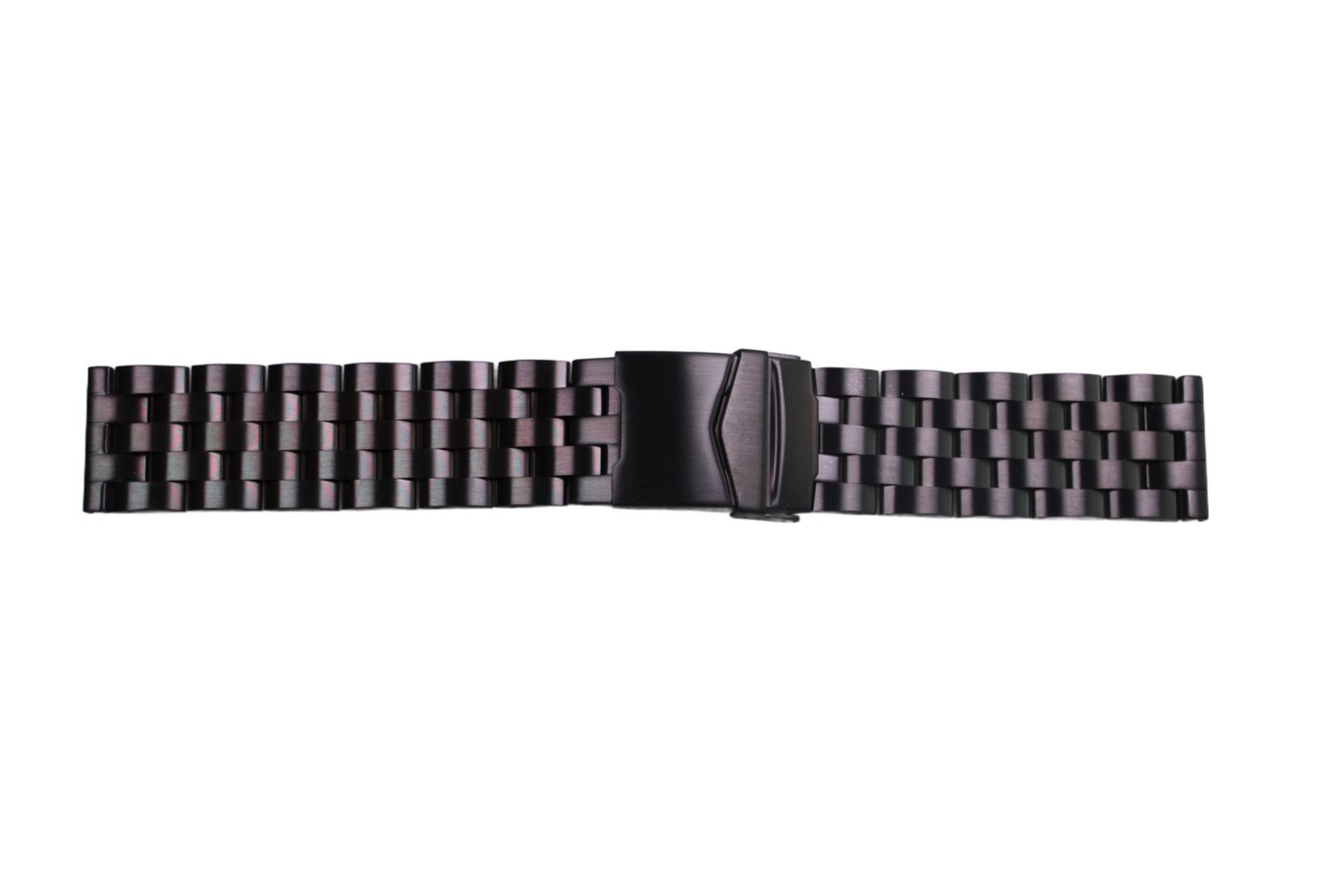 Eichmüller Uhrenring Uhrenband Schwarz 24mm, (2-tlg), Echt Leder von Eichmüller